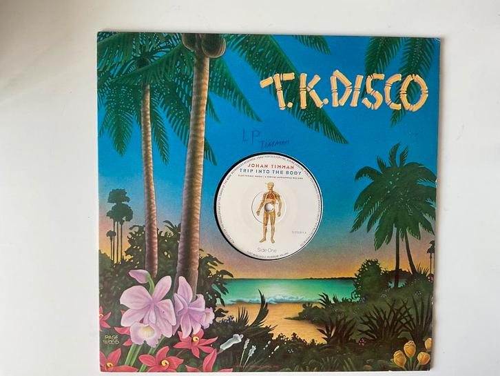 Johan Timman – Trip Into The Body LP synth pop, Cd's en Dvd's, Vinyl | Pop, Gebruikt, 1980 tot 2000, 12 inch, Ophalen of Verzenden
