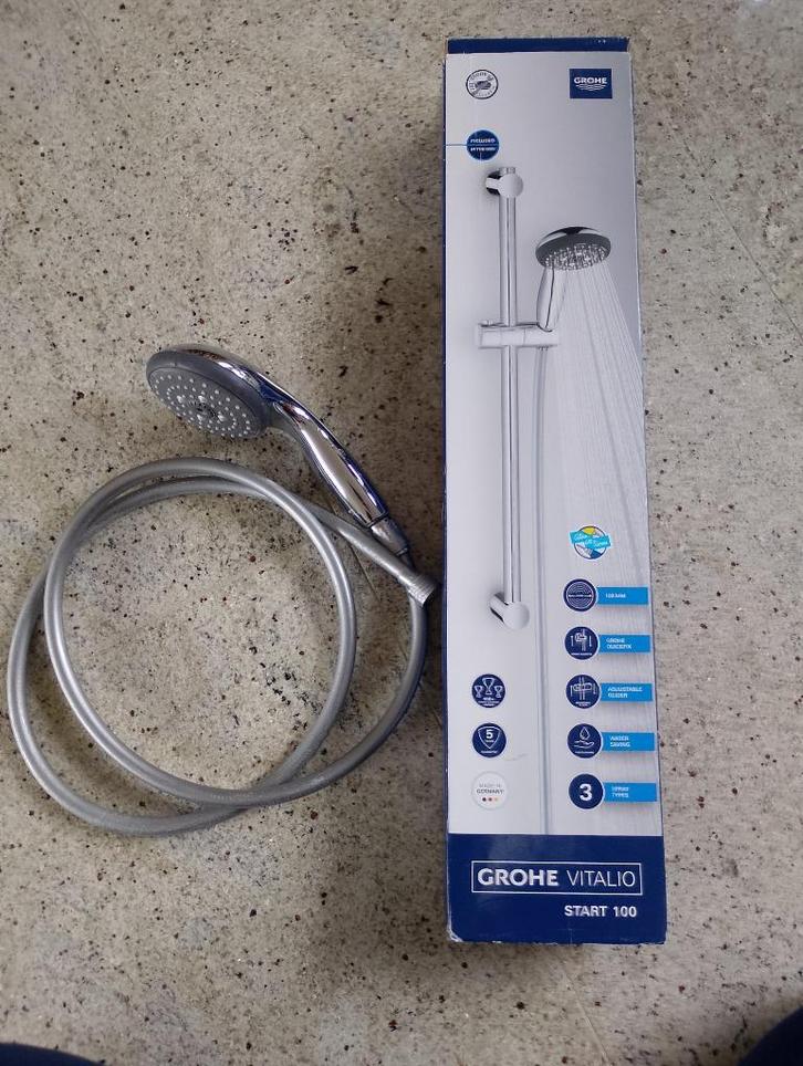 Douchestang , slang en kop set GROHE VITALIO start 100, Doe-het-zelf en Verbouw, Sanitair, Gebruikt, Douche, Ophalen of Verzenden