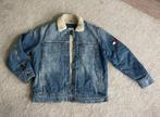 Tommy Jeans Spijkerjack met teddykraag, Tommy Jeans, Ophalen of Verzenden, Zo goed als nieuw, Blauw