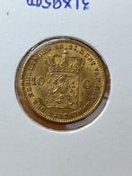 Gouden tientje 1825 B, Pr+, Postzegels en Munten, Koning Willem I, Losse munt, 10 gulden, Goud