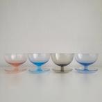 Vintage ijscoupes, Huis en Inrichting, Keuken | Servies, Glas of Glazen, Ophalen of Verzenden, Effen, Glas
