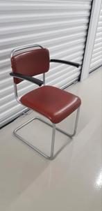 Gispen 201 Stoel met Armleuningen - Vintage Design, Huis en Inrichting, Stoelen, Ophalen, Gebruikt, Vintage, Eén