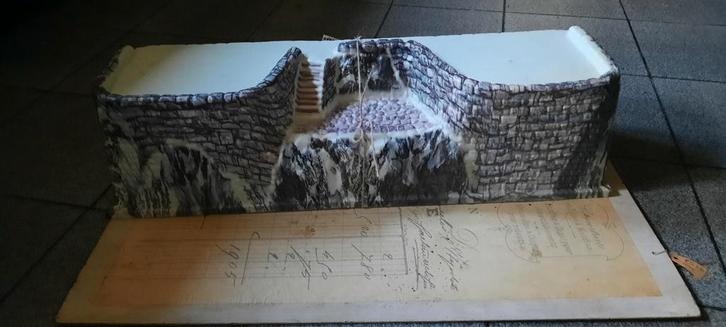 Modelbouw Diorama - Kasteel Ruïne, Diversen, Kerst, Nieuw, Ophalen of Verzenden