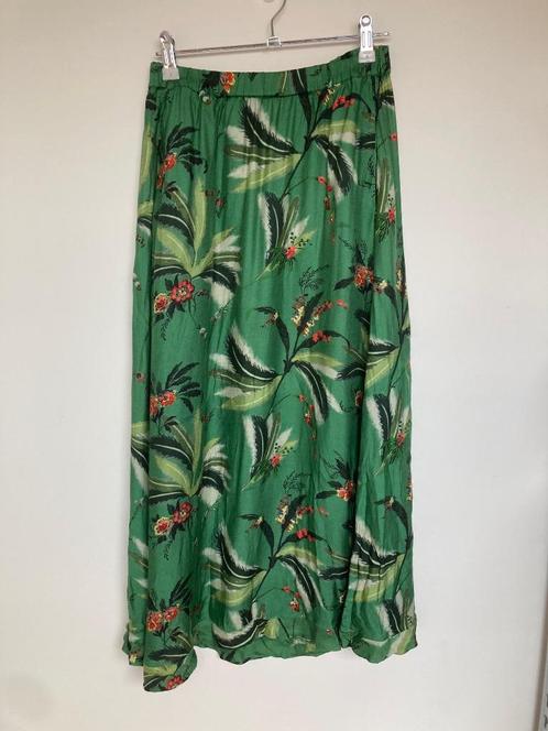 Diega groene rok zijde mix natuur print maat xs, Kleding | Dames, Rokken, Zo goed als nieuw, Maat 34 (XS) of kleiner, Groen, Knielengte
