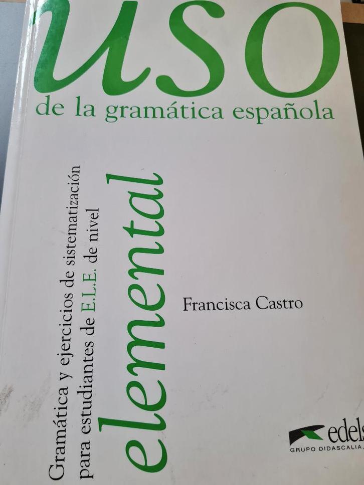 Uso de la gramática española, Boeken, Studieboeken en Cursussen, Zo goed als nieuw, Overige niveaus, Alpha, Verzenden