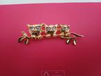 Vintage  Broche, Sieraden, Tassen en Uiterlijk, Broches, Ophalen of Verzenden