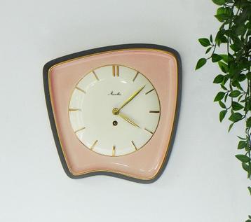 Zeldzame keramische klok vintage jaren 50 60 Mauthe Germany beschikbaar voor biedingen