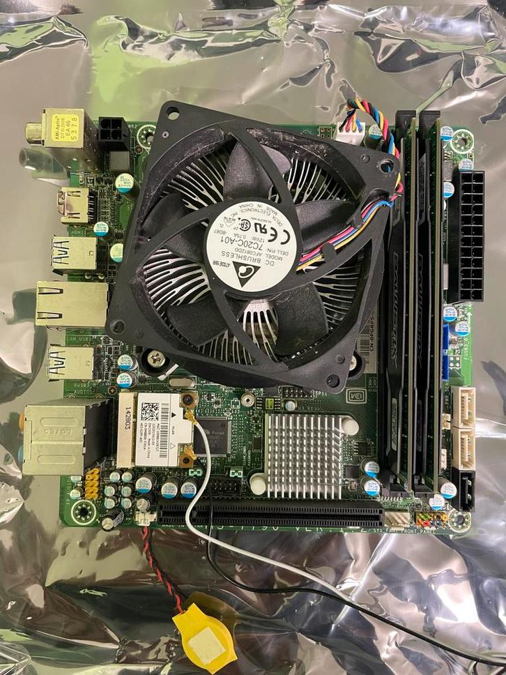 Moederbord mini ITX met Intel Core i7 4770, Computers en Software, Moederborden, Gebruikt, Intel, DDR, Ophalen of Verzenden