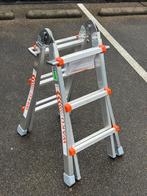 (Nieuw) Wakü telescoopladder 4x3 treden, Doe-het-zelf en Verbouw, Ladders en Trappen, Ophalen, Trap, Nieuw, Opvouwbaar of Inschuifbaar