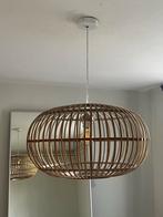 Bamboe Hanglamp, Ophalen, Zo goed als nieuw, Hout, 50 tot 75 cm