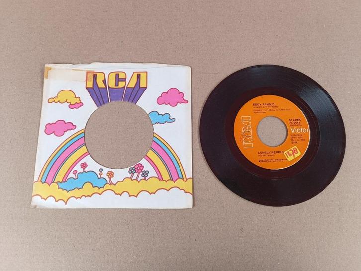 Single: Eddy Arnold - Loneley People/ USA, Cd's en Dvd's, Vinyl Singles, Gebruikt, Pop, 7 inch, Verzenden