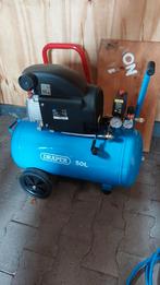 Nieuwe Draper Luchtcompressor - 50L, Doe-het-zelf en Verbouw, Compressors, 6 tot 10 bar, Nieuw, Ophalen of Verzenden, 25 tot 100 liter