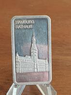 Degussa, 1 oz .999 zilver, Hamburg Rathaus (3-8), Postzegels en Munten, Edelmetalen en Baren, Ophalen of Verzenden, Zilver