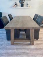Eettafel  inclusief  4 stoelen met of zonder wieltjes, Huis en Inrichting, Complete inboedels, Ophalen