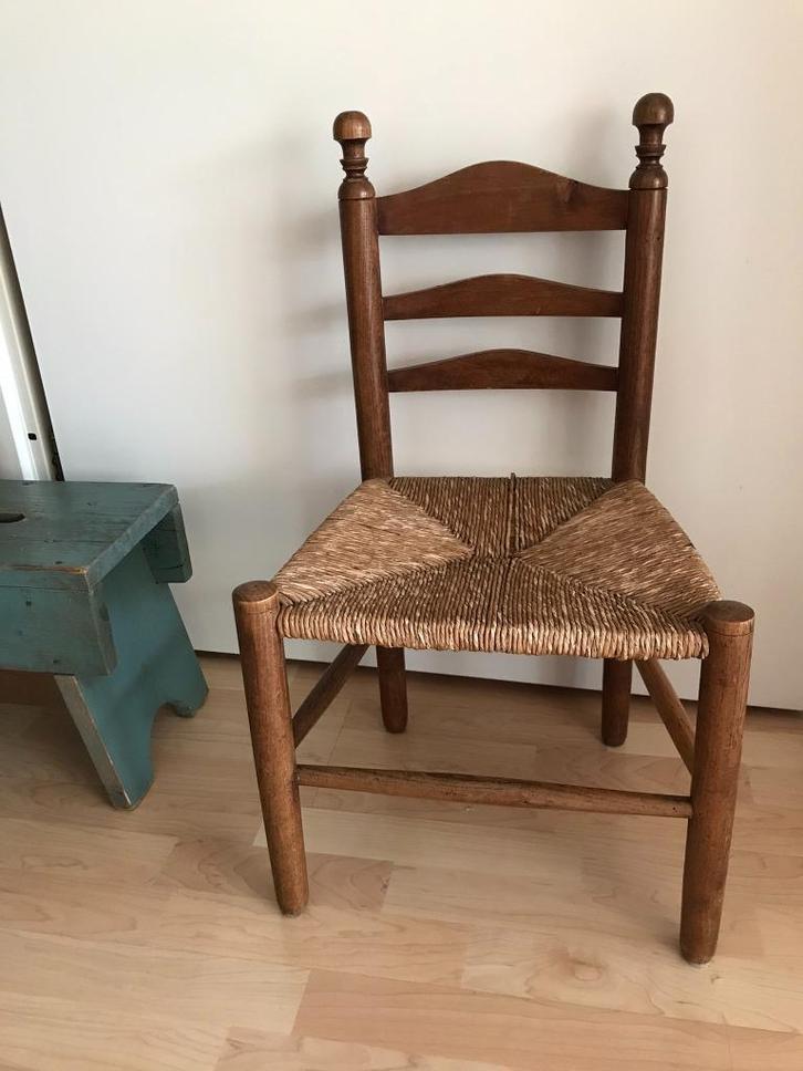 Oud Hollands kinderstoeltje. Volkskunst., Antiek en Kunst, Curiosa en Brocante, Ophalen