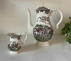 Myotts Country Life koffiepot en melkkan, Huis en Inrichting, Keuken | Servies, Overige typen, Ophalen of Verzenden, Zo goed als nieuw