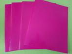 4 roze schriften A5 lijntjes gelinieerd samen voor €1, Ophalen of Verzenden