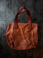 Oranjebruine Shopper met studs, Ophalen, Gebruikt, Bruin, Shopper