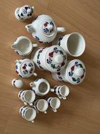 Boerenbont servies, 19 delig, Ophalen, Gebruikt, Aardewerk, Boerenbont