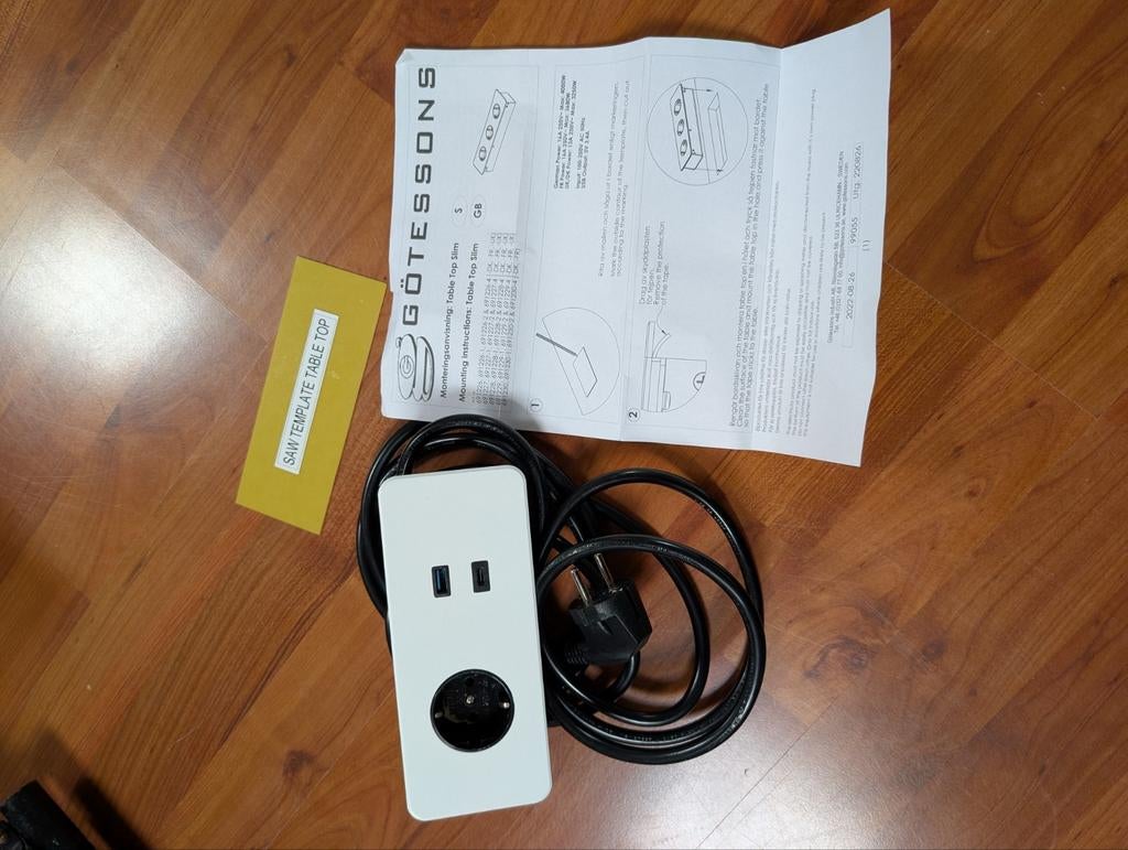 Inbouw stopcontact met usb, Ophalen of Verzenden, Nieuw