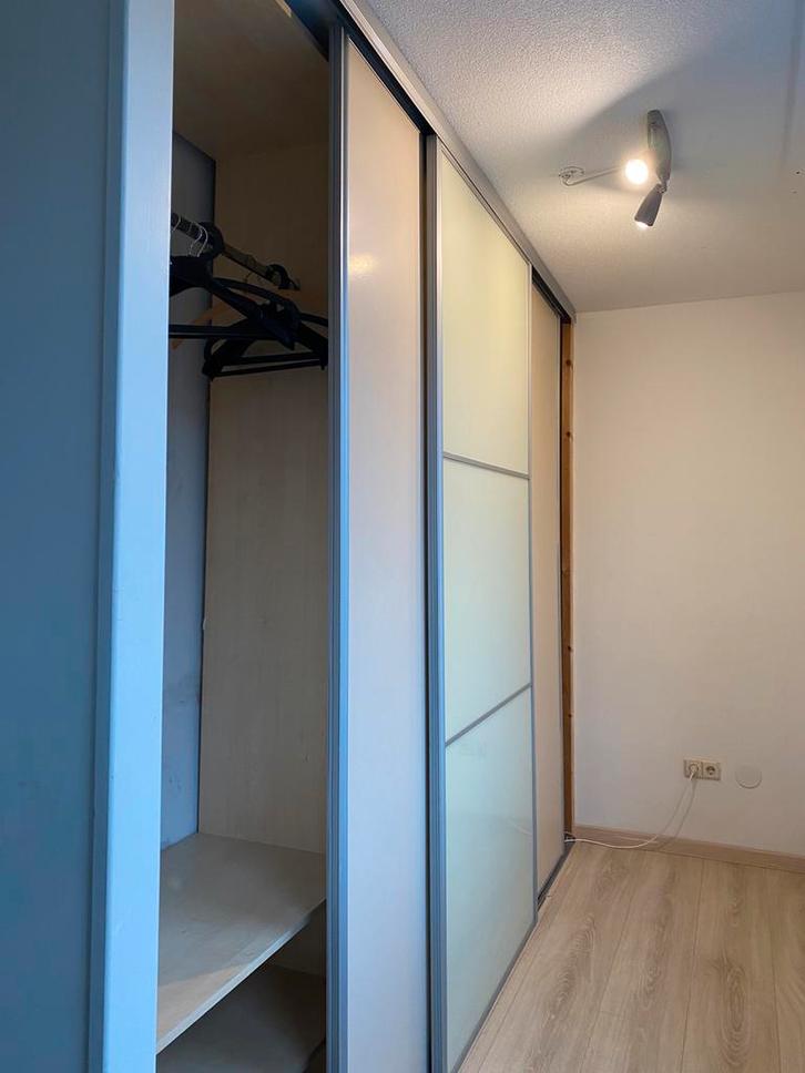 Schuifdeuren en onderdelen inbouwkast, Huis en Inrichting, Kasten | Kledingkasten, Zo goed als nieuw, 200 cm of meer, 25 tot 50 cm