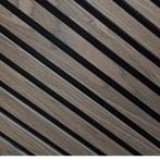 Verhuisactie: donker walnoot wandpanelen 60 x 280/300 ACTIE, Akupanelstoer, J.P.C Leinweberstraat 58, Nieuw, Ophalen of Verzenden