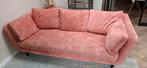 2,5 zits Bank Roze Zalm, Ophalen, Gebruikt, Driepersoons, 75 tot 100 cm
