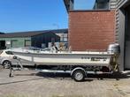 Carolina Skiff 90 pk Honda met trailer, Gebruikt, Ophalen, 70 pk of meer, 3 tot 6 meter