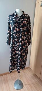 Zwarte tuniek blouse, met cognac print, 3/4 mouw maat 44, Kleding | Dames, Blouses en Tunieken, Ophalen of Verzenden, Zo goed als nieuw