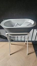 Hoppop babybadje met standaard en zitje, Gebruikt, Badje, Standaard, Ophalen