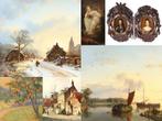 Veiling klassieke schilderijen, Antiek en Kunst, Kunst | Schilderijen | Klassiek, Ophalen