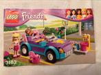 LEGO Friends 3183 - Stefanie’s coole cabriolet, Ophalen of Verzenden, Zo goed als nieuw, Complete set, Lego