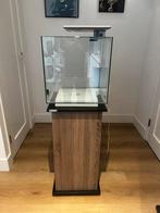 Qubiq 60 Pro aquarium + kast (walnootkleur), Ophalen, Gebruikt, Leeg aquarium