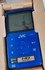 JVC HD  MEMORY CAMERA  en je kan foto's maken kleur blauw, Audio, Tv en Foto, Fotocamera's Digitaal, HP, Compact, Zo goed als nieuw