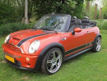 dikke Mini Cabrio Cooper S 170pk + 18” + leer + automaat beschikbaar voor biedingen