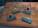 Kerststerren met waxinehouder 4 x, Diversen, Kerst, Ophalen of Verzenden, Gebruikt