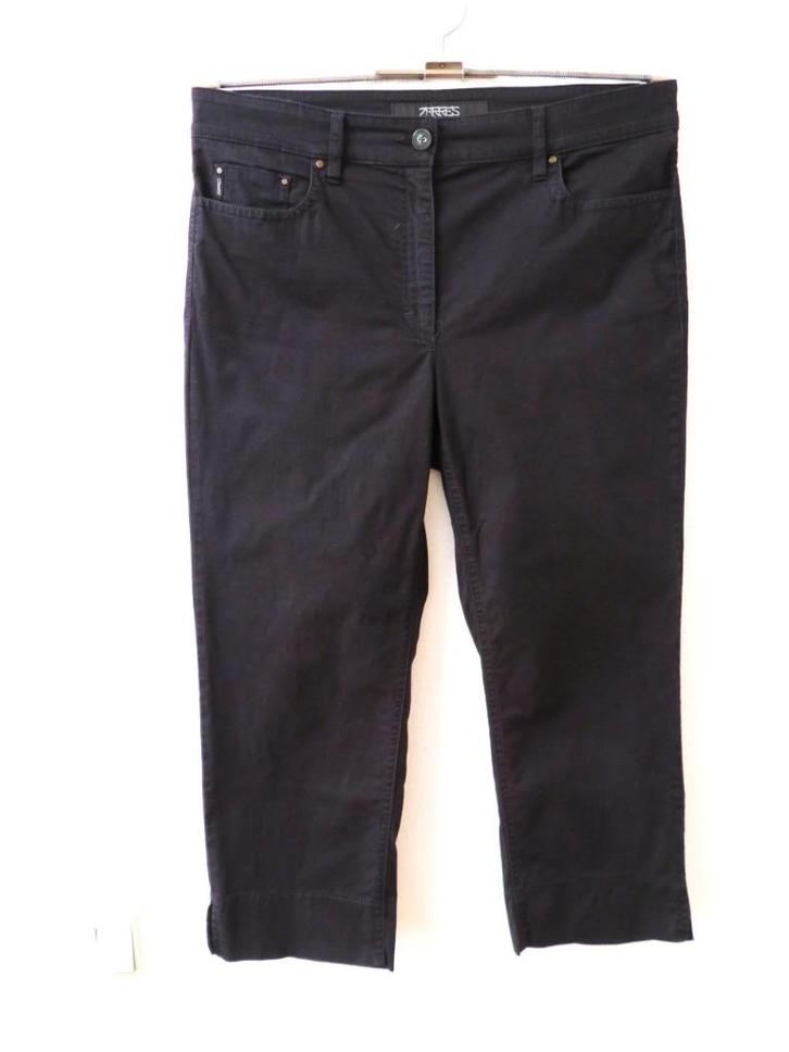 S17 ZERRES nieuwe driekwart comfort broek zwart maat 40, Kleding | Dames, Broeken en Pantalons, Nieuw, Maat 38/40 (M), Zwart, Driekwart