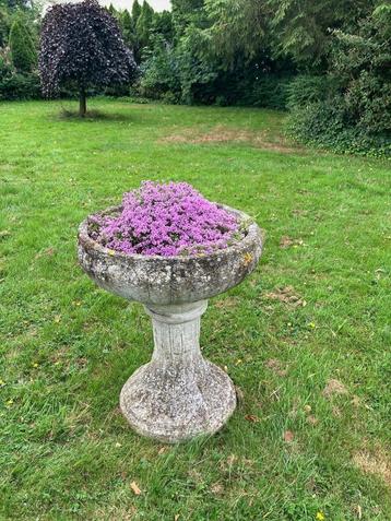 Karaktervolle Jardinière op Pedestal – Antiek/Vintage – 80 c beschikbaar voor biedingen