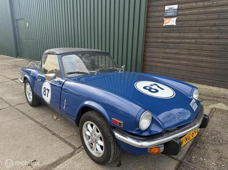 Triumph Spitfire 1500 Soft + Hard-top, Auto's, Oldtimers, Bedrijf, Te koop, Lederen bekleding, Open dak, Triumph, Benzine, Cabriolet
