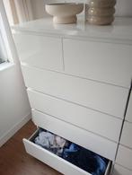 Witte ladekast met 5 laden Ikea Malm!, Huis en Inrichting, Kasten | Ladekasten, Ophalen, Kunststof, Gebruikt, 5 laden of meer