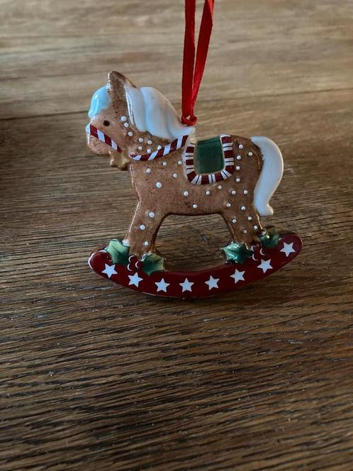 Villeroy & Boch Winter Bakery Hobbelpaard Hanger, Diversen, Kerst, Zo goed als nieuw, Ophalen of Verzenden