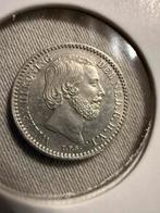 10 cent 1885 Willem III, Koning Willem III, Zilver, Ophalen of Verzenden, 10 cent