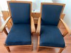 Pander Fauteuils, set van twee, eiken hout, Huis en Inrichting, Ophalen, Minder dan 75 cm, Zo goed als nieuw, 50 tot 75 cm