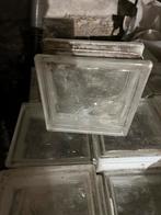 Glazen metselstenen 19 x 19 x 8 68 stuks, Doe-het-zelf en Verbouw, Metselstenen, Ophalen, Zo goed als nieuw, Bakstenen