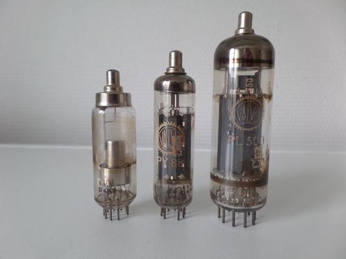 Elektronenbuizen, VALVO, DY86+PY88+PL500-(#8507), Hobby en Vrije tijd, Elektronica-componenten, Gebruikt, Ophalen of Verzenden