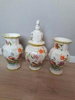 2 Chinezen vazen en Chinezen pot met deksel Z.G.A.N, Antiek en Kunst, Ophalen