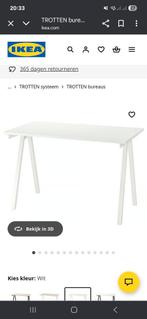 Bureau trotten, wit, Huis en Inrichting, Ophalen