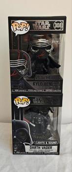Funko Pop - Star Wars Darth Vader & Kylo Ren Lights & Sound, Ophalen of Verzenden, Zo goed als nieuw