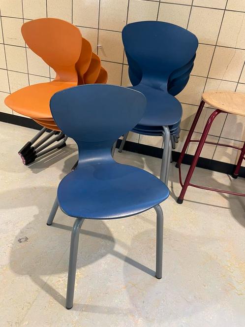 5x blauwe stoel voor kleuters Schoolmeubilair, Kinderen en Baby's, Kinderkamer | Tafels en Stoelen, Gebruikt, Stoel(en), Ophalen