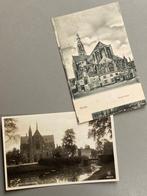 Twee oude ansichtkaarten kerken Breda ( 1 x misdruk)